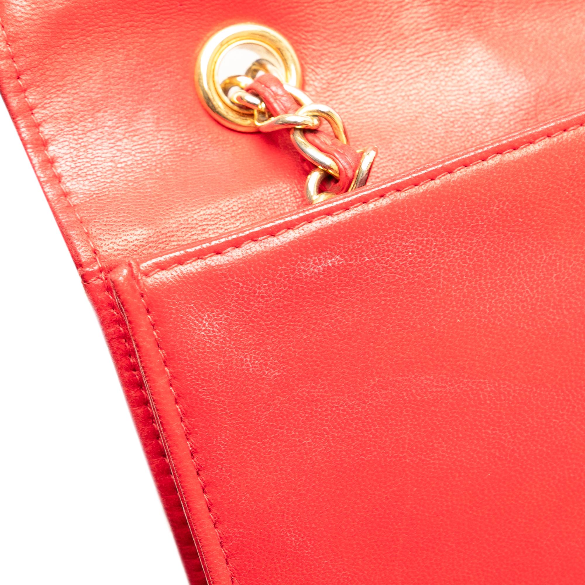 Chanel CC Quilted Lambskin Full Flap (SHG-sF6Lle)