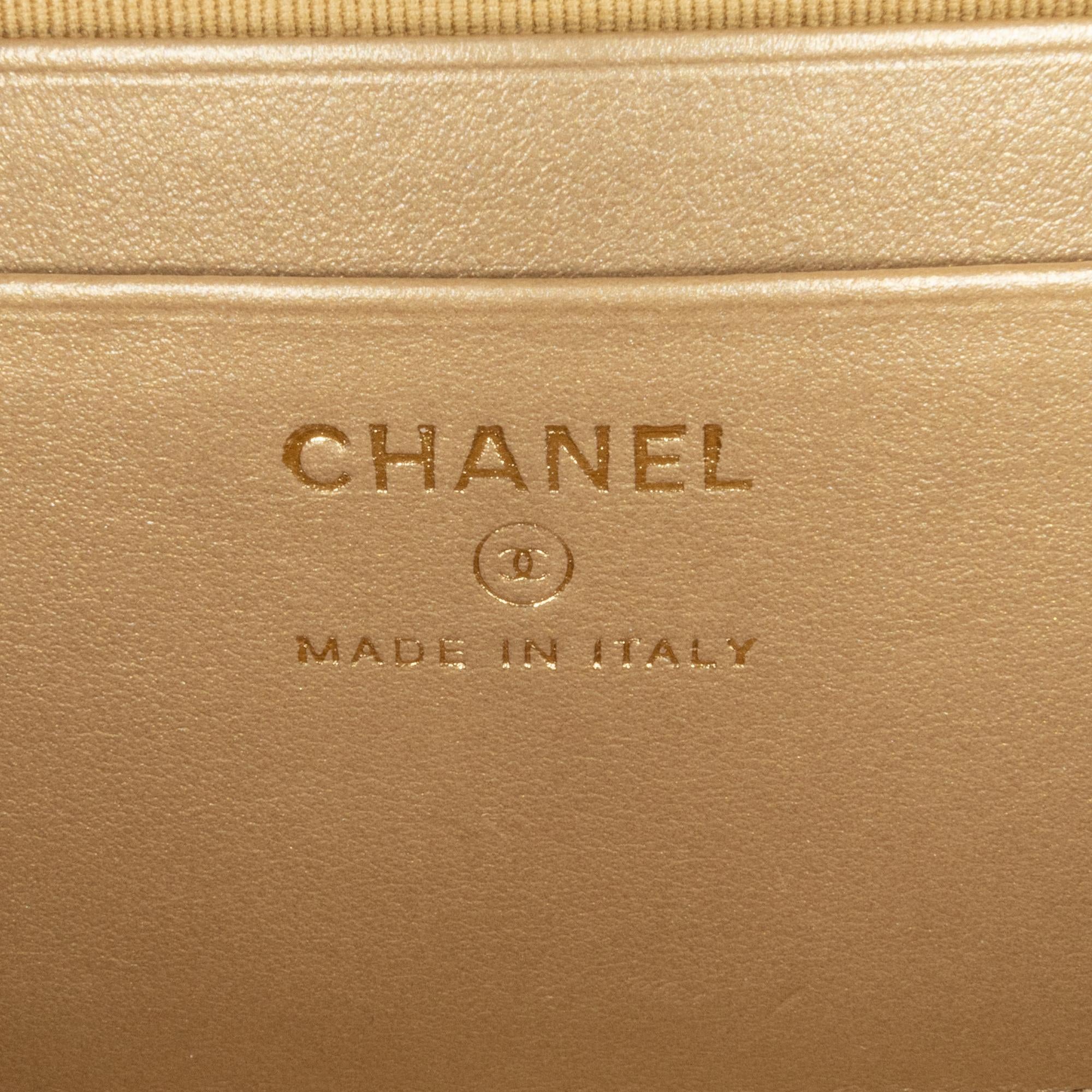 Chanel CC Quilted Lambskin Pearl Crush Camera Bag (SHG-S5d4T2)
