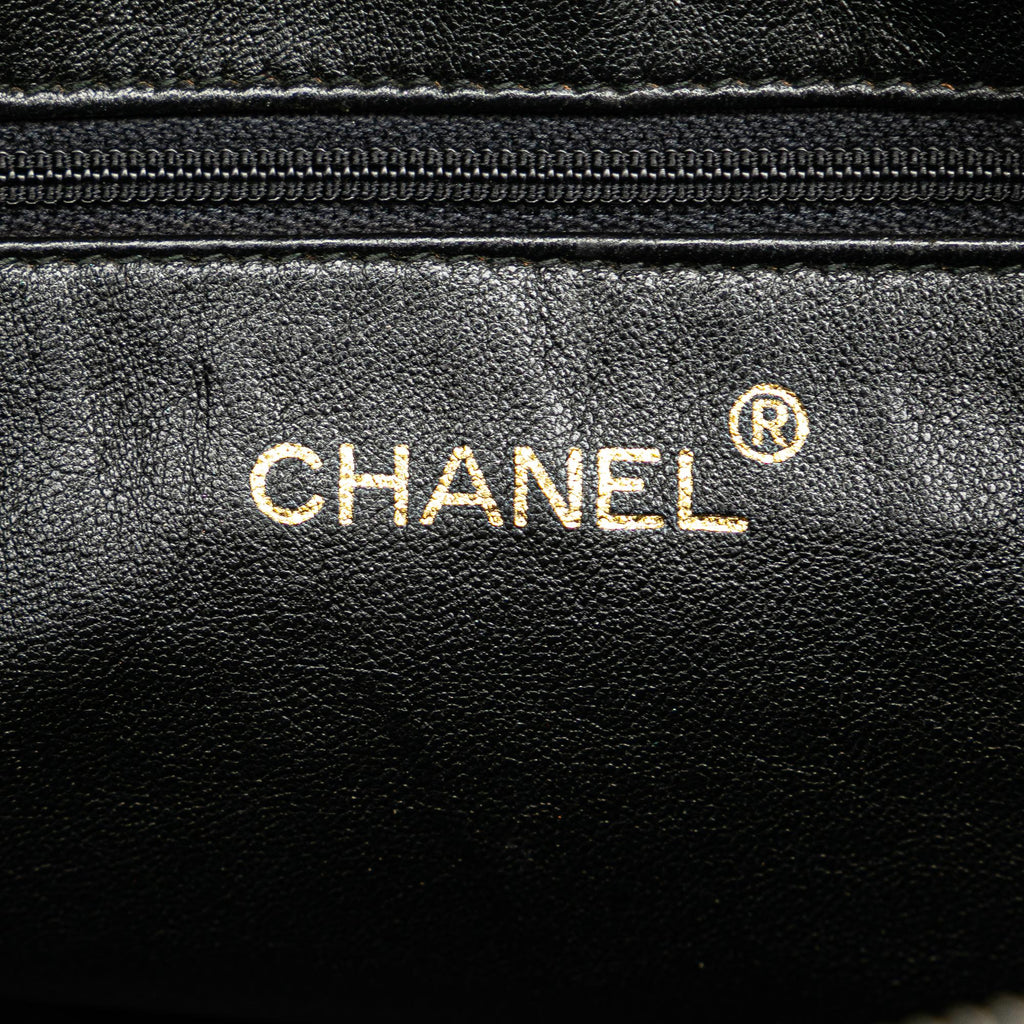 Chanel CC Quilted Lambskin Tassel Crossbody