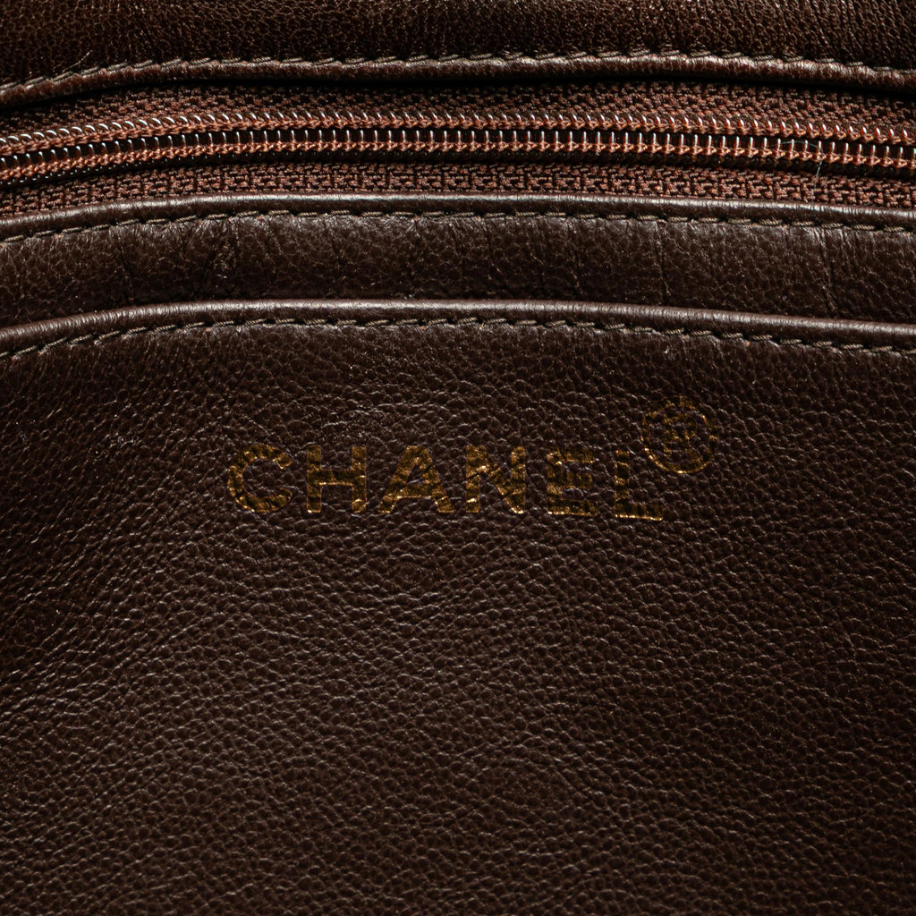 Chanel CC Quilted Lambskin Turnlock Tote