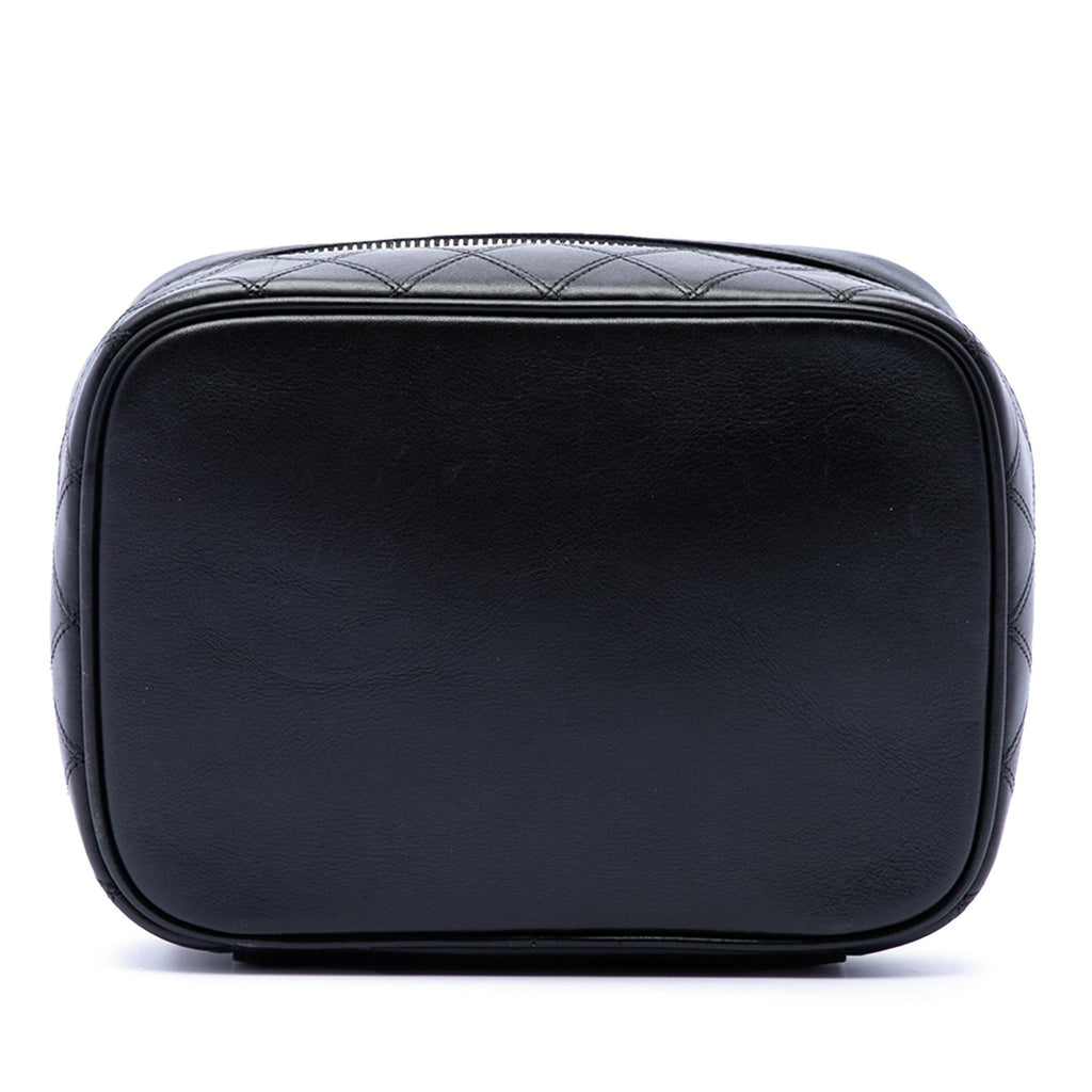Chanel CC Quilted Lambskin Vanity Case