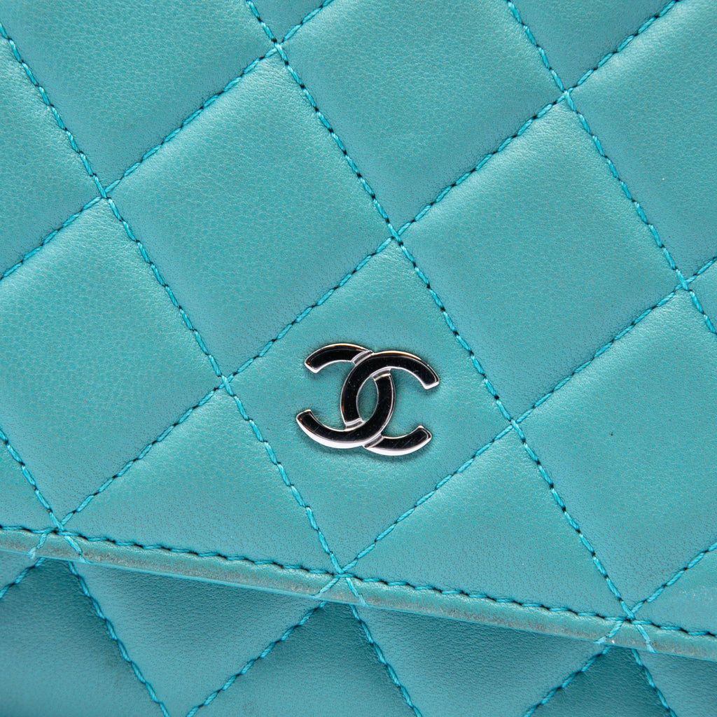 Chanel CC Quilted Lambskin Wallet On Chain
