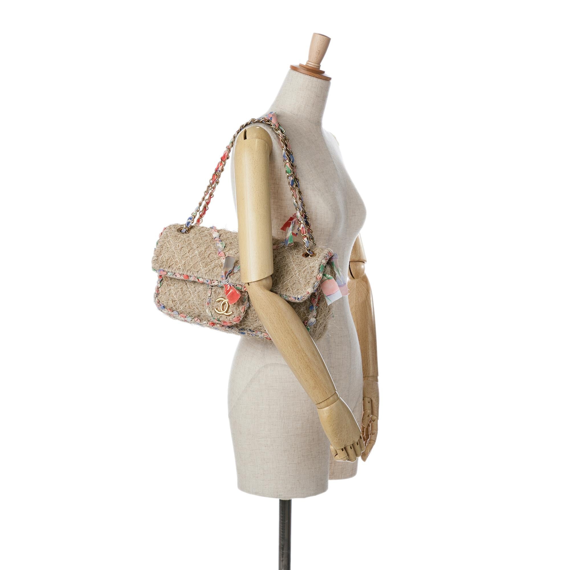Chanel CC Straw Country Flap (SHG-d50HRy)