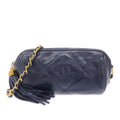 Chanel CC Tassel Lambskin Leather Shoulder Bag (SHG-DJNDFs)