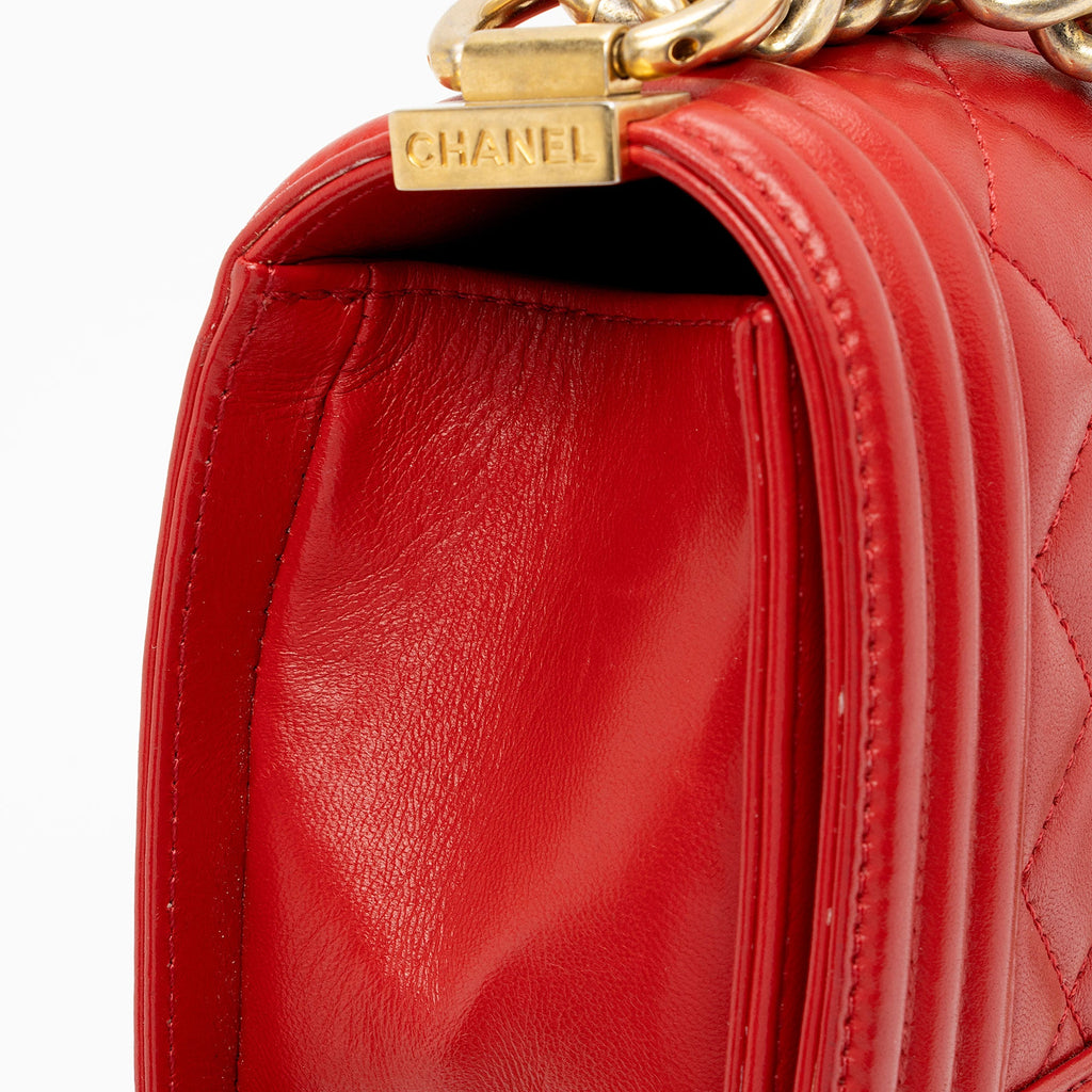 Chanel Calfskin Small Boy Bag