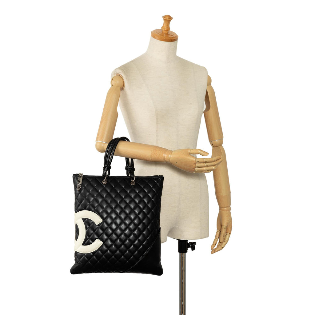 Chanel Cambon Ligne Flat Tote (SHG-s5mH2f)
