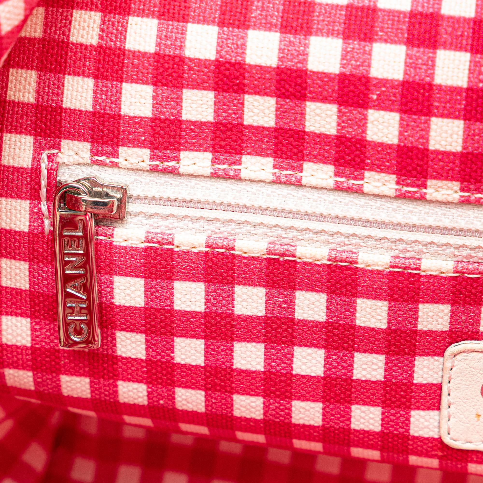 Chanel Canvas Gingham Handbag