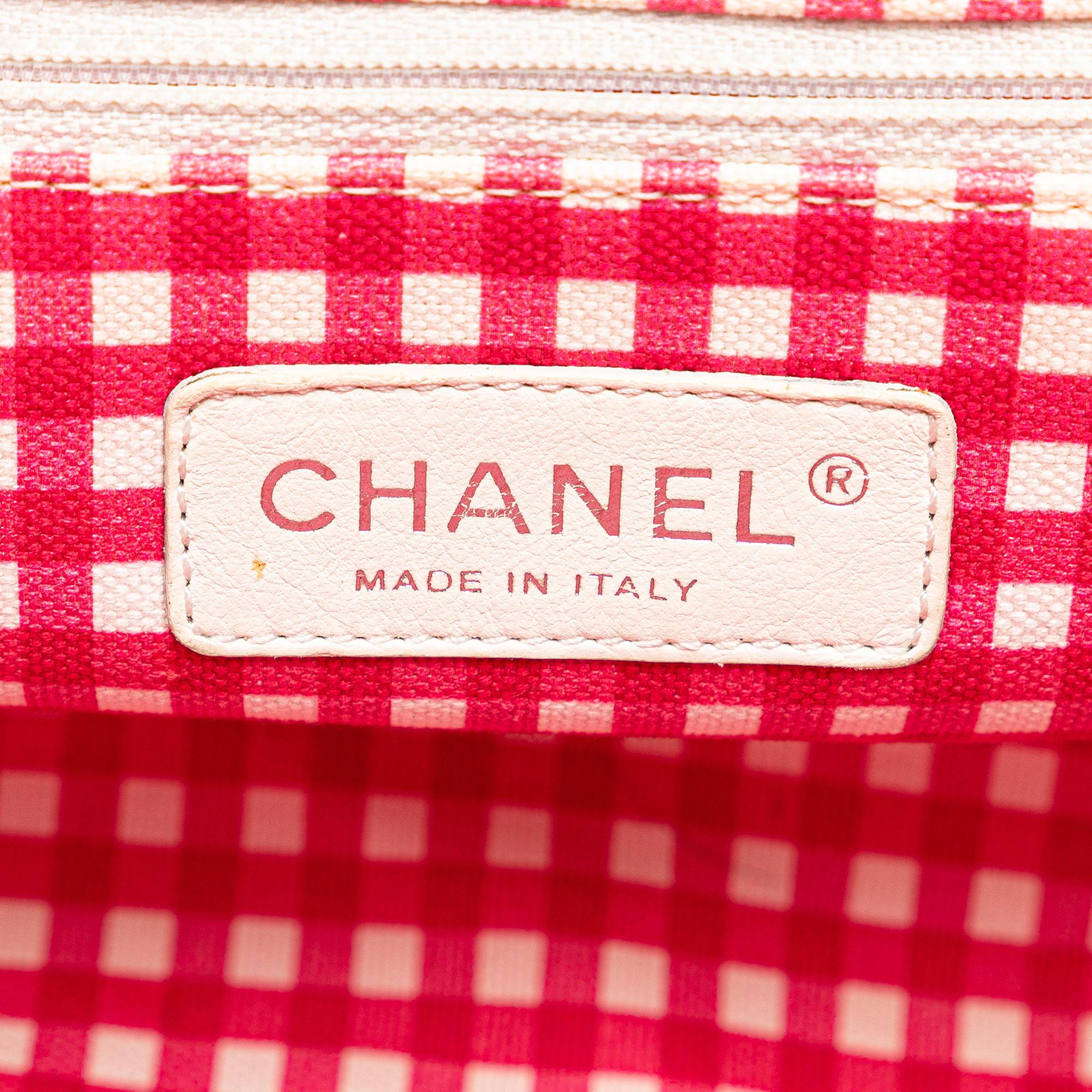 Chanel Canvas Gingham Handbag