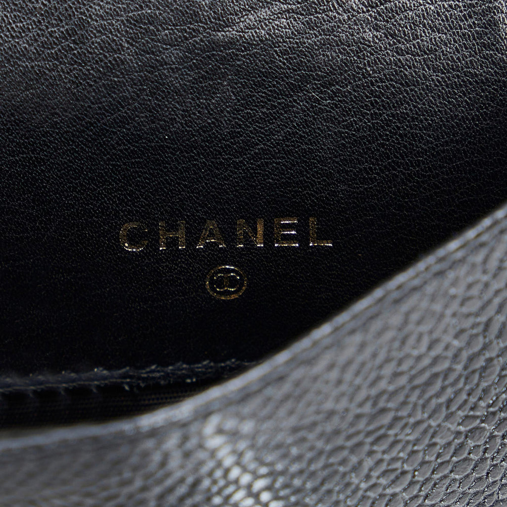 Chanel Caviar CC Cigarette Case (SHG-K5BE02)