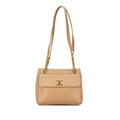 Chanel Caviar Front Pocket Chain Shoulder Bag (SHG-C0RSAf)