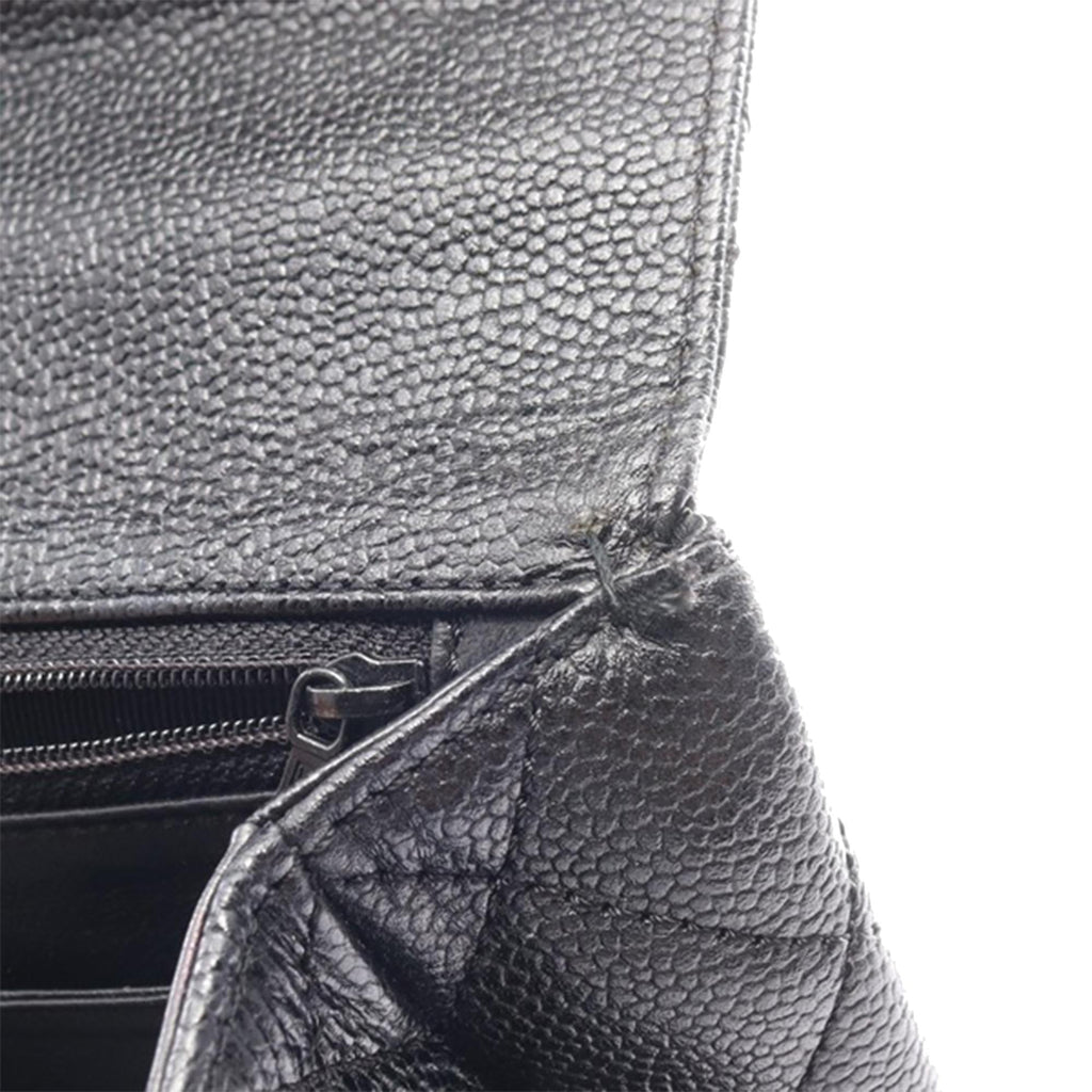 Chanel Caviar Kelly Top Handle (SHG-hzivnC)
