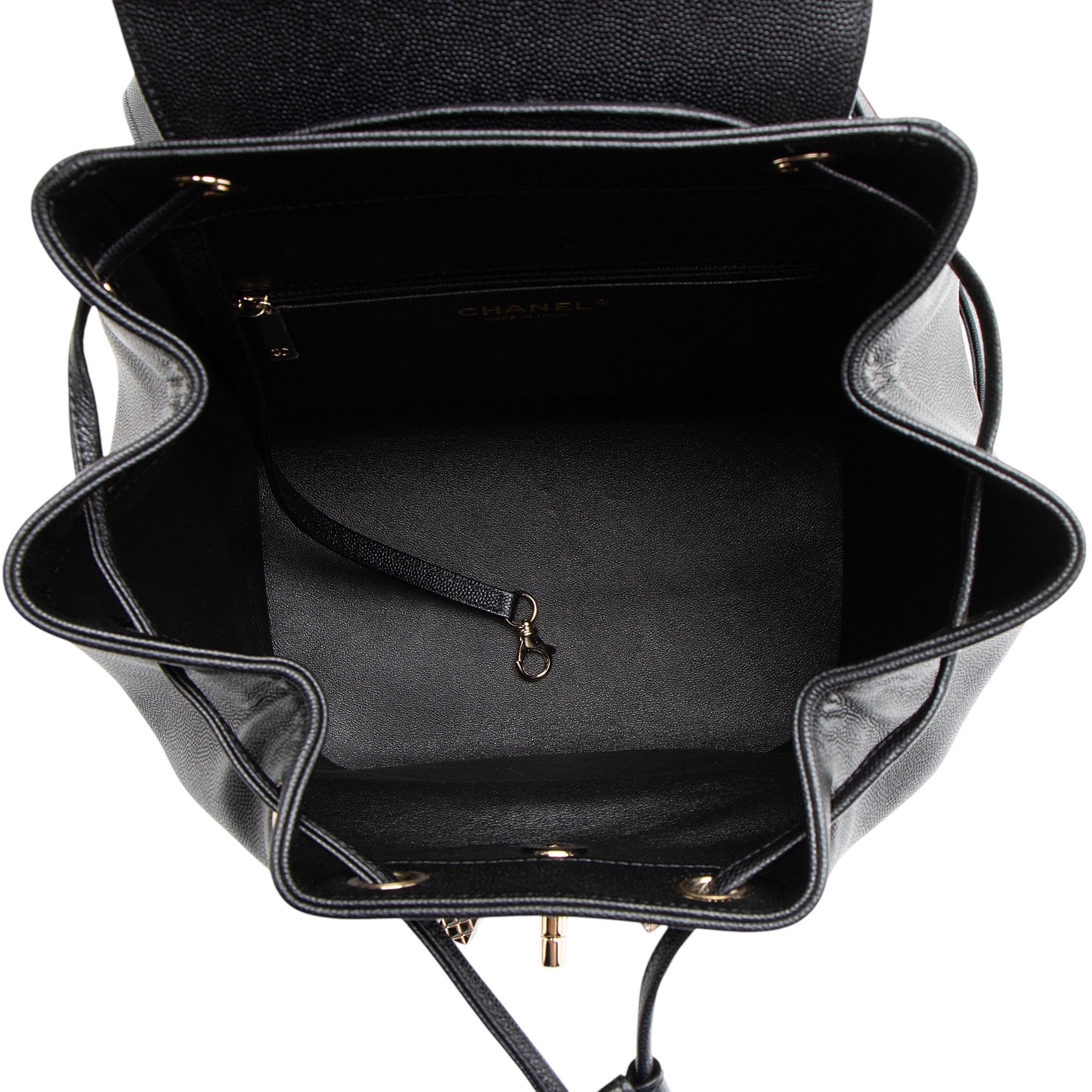Chanel Caviar Leather Business Affinity Backpack (SHF-oTQxcP)