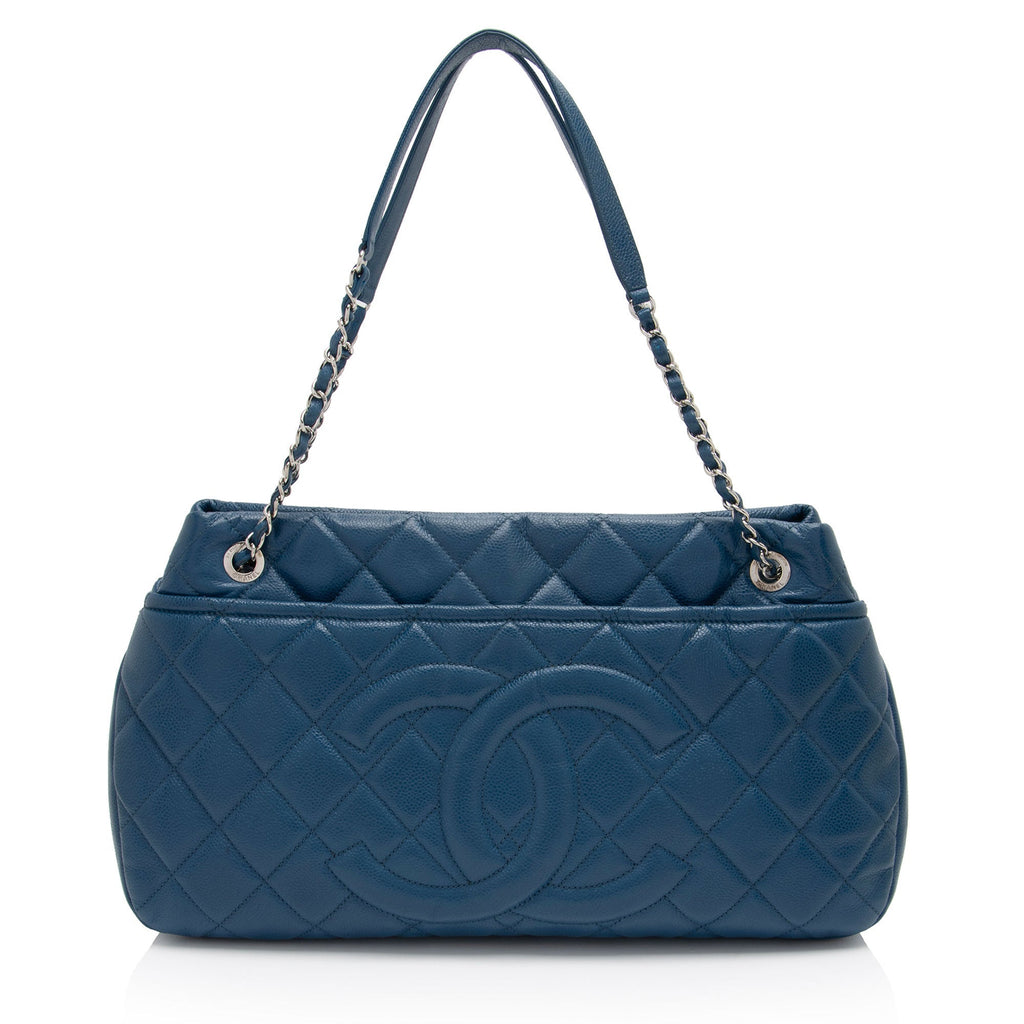 Chanel Caviar Leather CC Timeless Medium Shoulder Bag