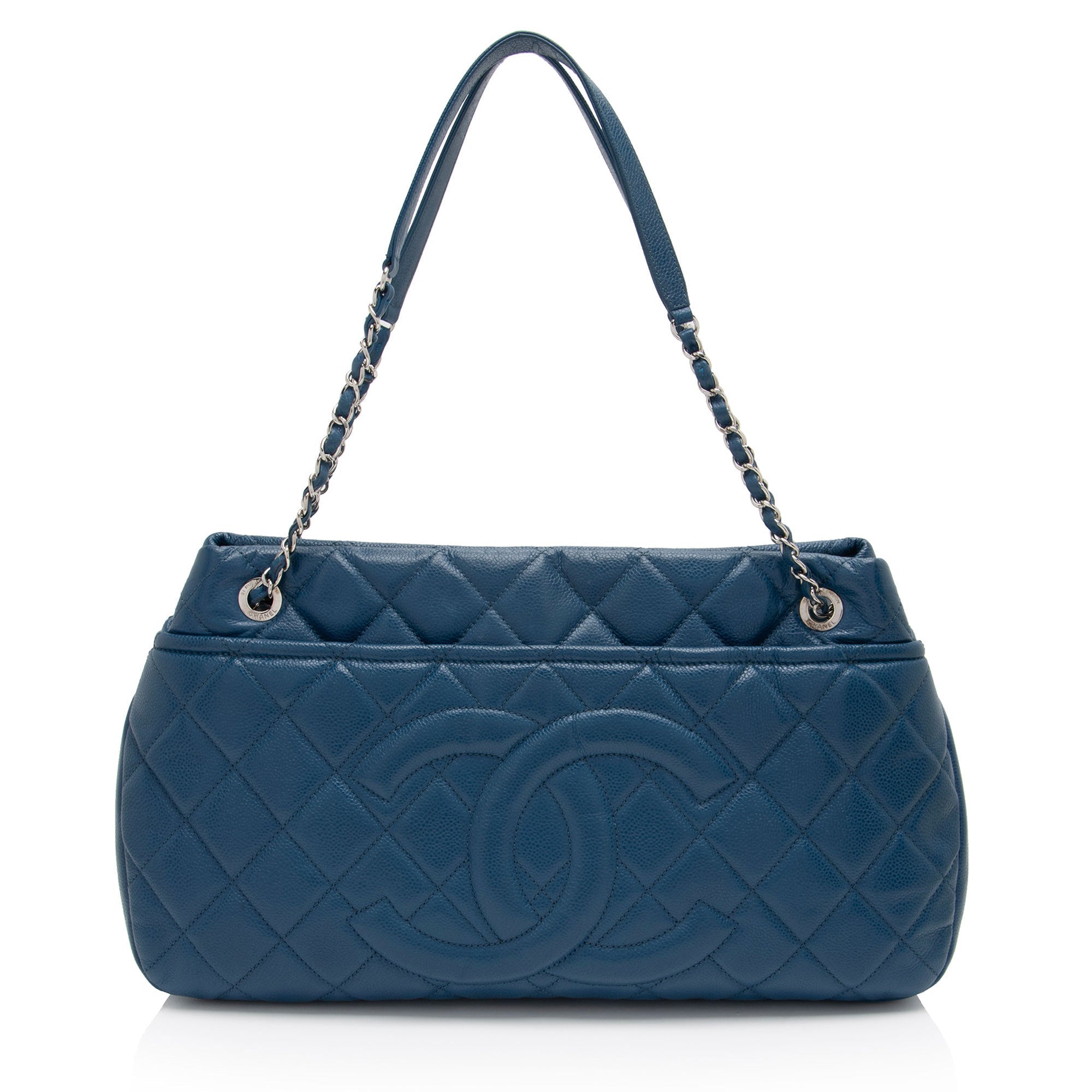 Chanel Caviar Leather CC Timeless Medium Shoulder Bag