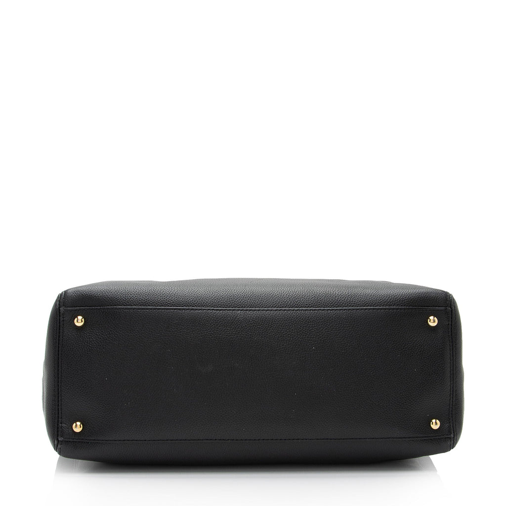 Chanel Caviar Leather Cerf Classic Executive Tote (SHF-vQMVxy)