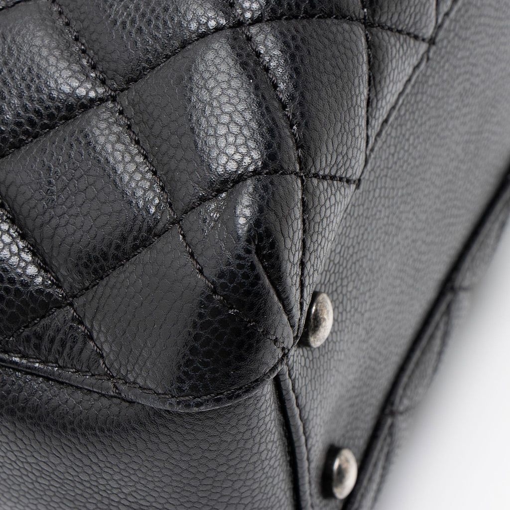 Chanel Caviar Leather City Small Shopping Tote