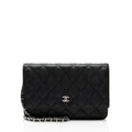 Chanel Caviar Leather Classic Wallet on Chain