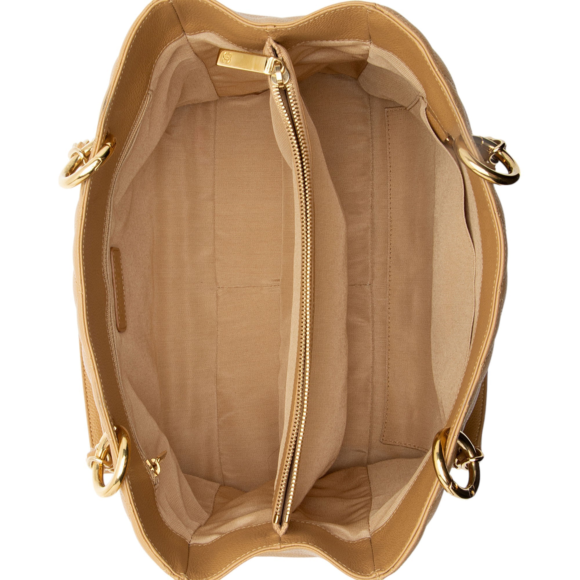 Chanel Caviar Leather Grand Shopping Tote (SHF-bjusbT)