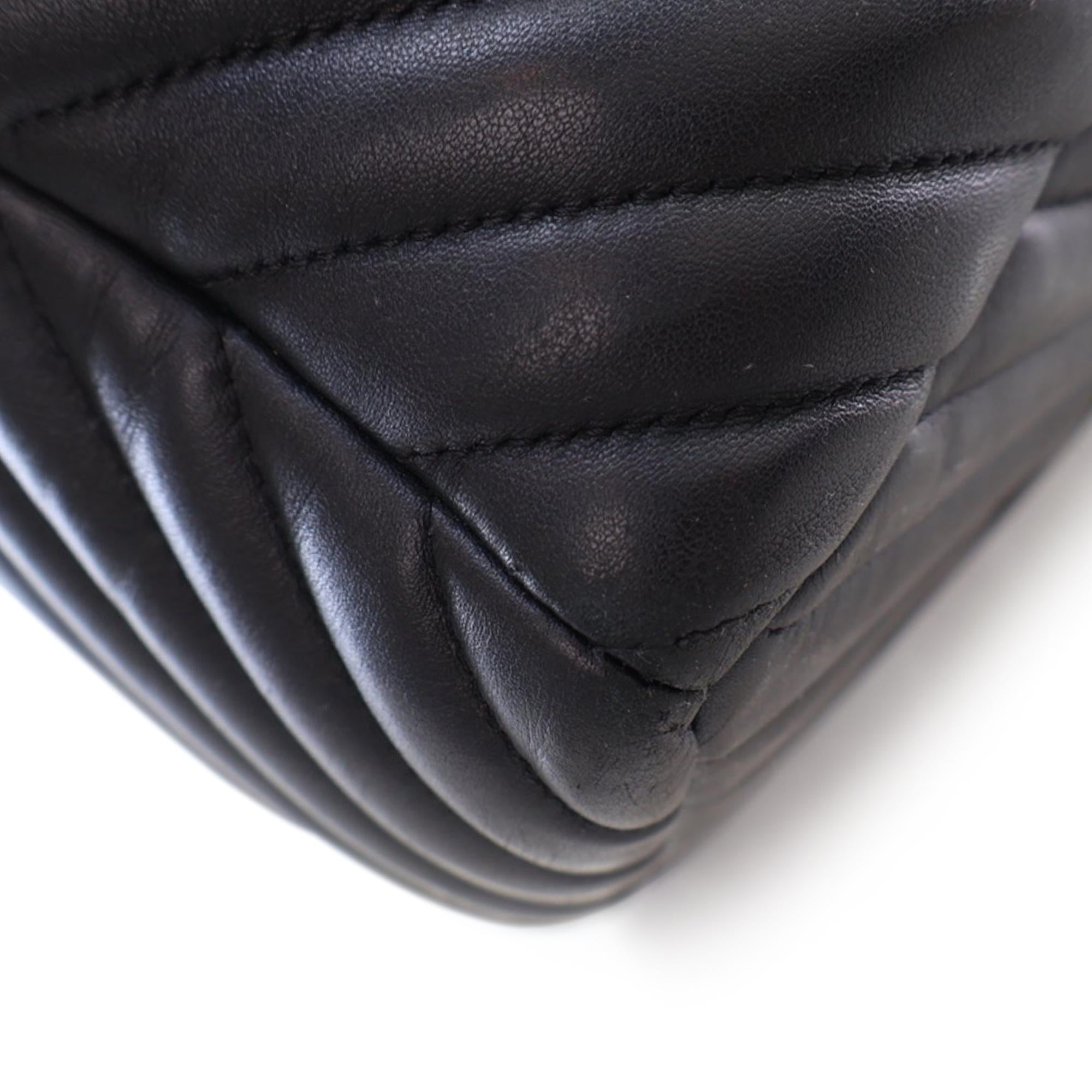 Chanel Chevron Calfskin Urban Spirit Bucket Bag