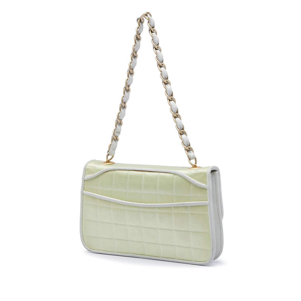 Chanel Chocolate Bar Satin Reissue 2.55 Single Flap