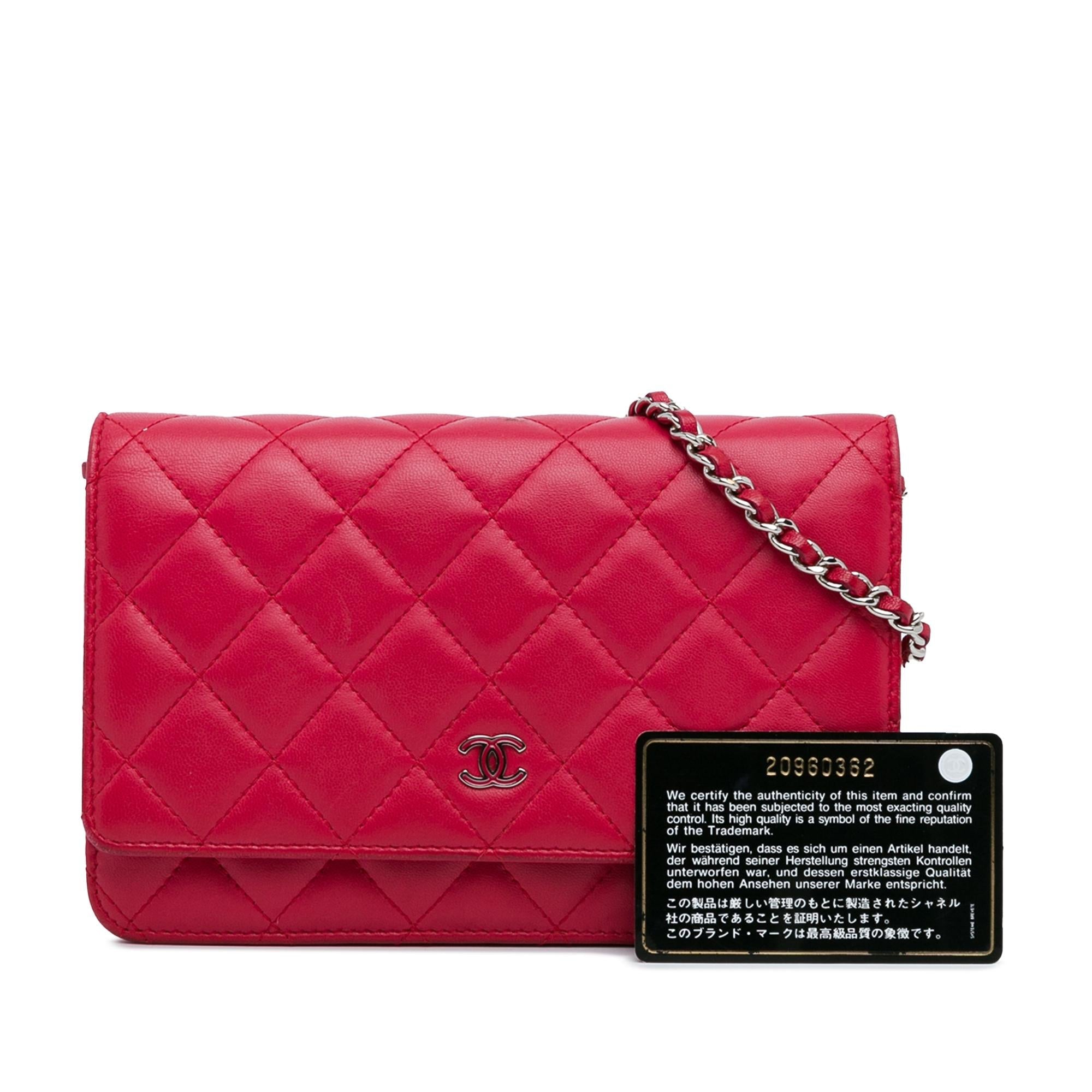Chanel Classic Lambskin Wallet on Chain (SHG-4PdSJI)