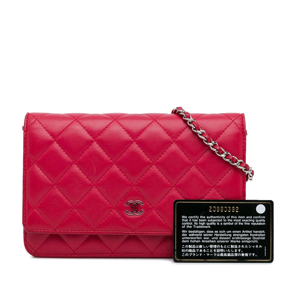 Chanel Classic Lambskin Wallet on Chain (SHG-K4jGsA)