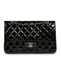 Chanel Classic Flap Bag - Medium - Patent Black