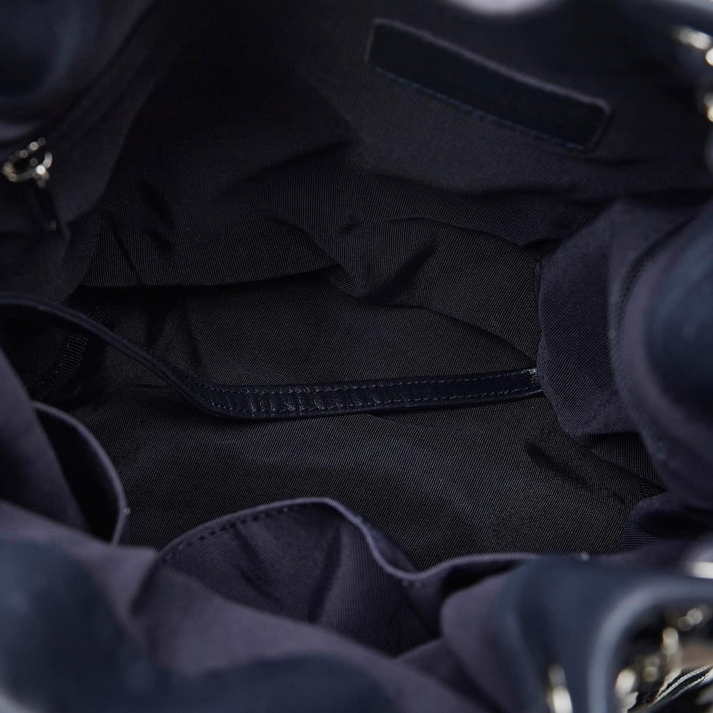 Chanel Cotton Drawstring Bag (SHG-UMw97D)
