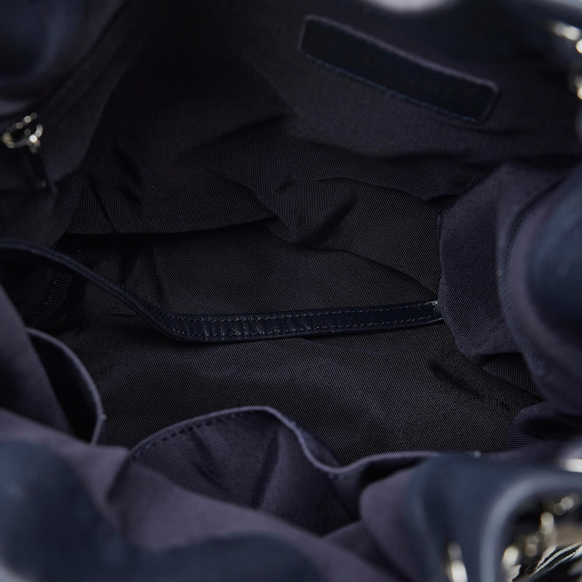 Chanel Cotton Drawstring Bag (SHG-vFjXXl)