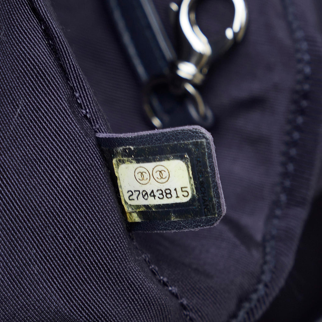 Chanel Cotton Drawstring Bag (SHG-uPFXq7)