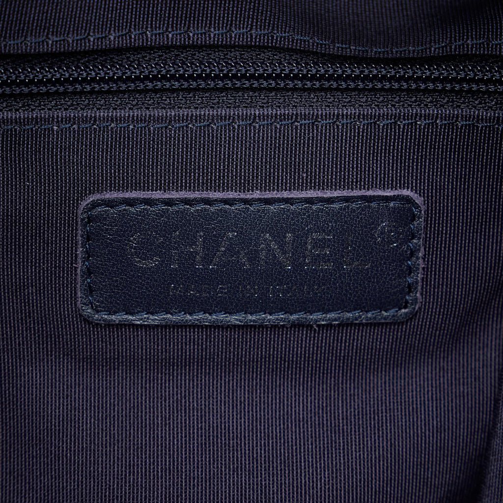 Chanel Cotton Drawstring Bag (SHG-uPFXq7)
