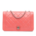 Chanel Crumpled Calfskin Bi Quilted Vintage Full Flap