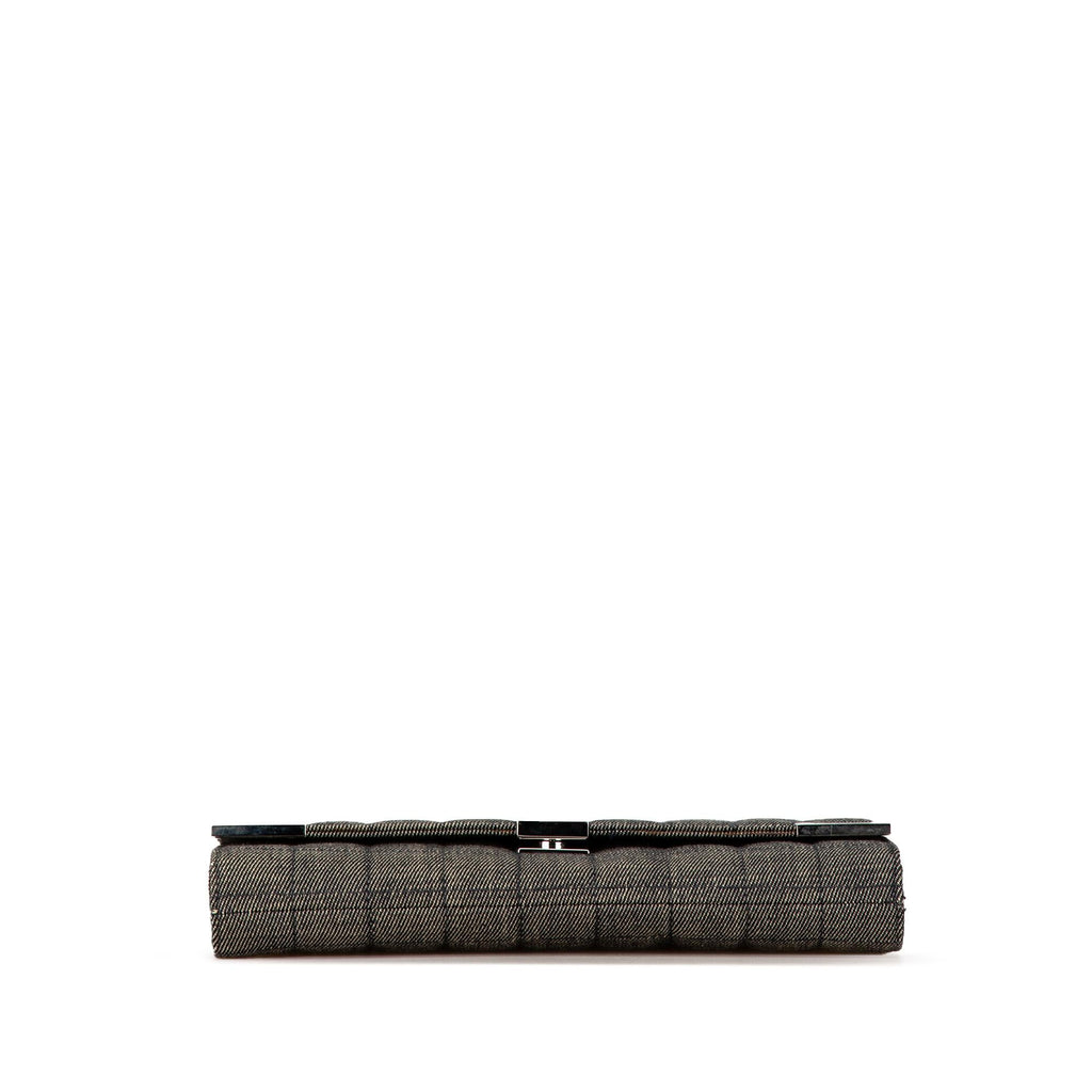 Chanel Denim Choco Bar Chain Flap