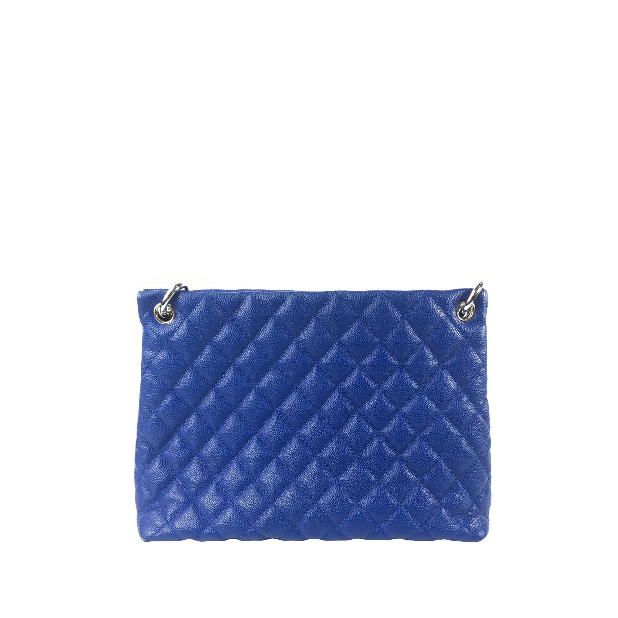Chanel Easy Caviar Leather Tote Bag (SHG-NcKubb)