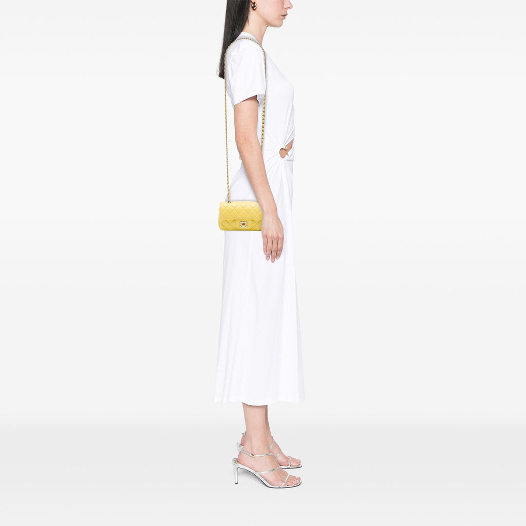 Chanel Extra Mini Rectangular Classic Lambskin Single Flap