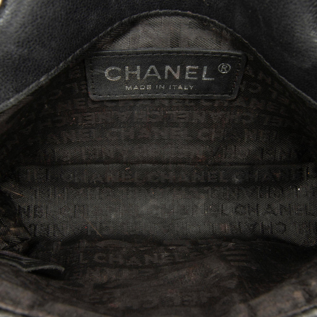 Chanel Extra Mini Satin Choco Bar Charms Flap Bag (SHG-KPSO4I)