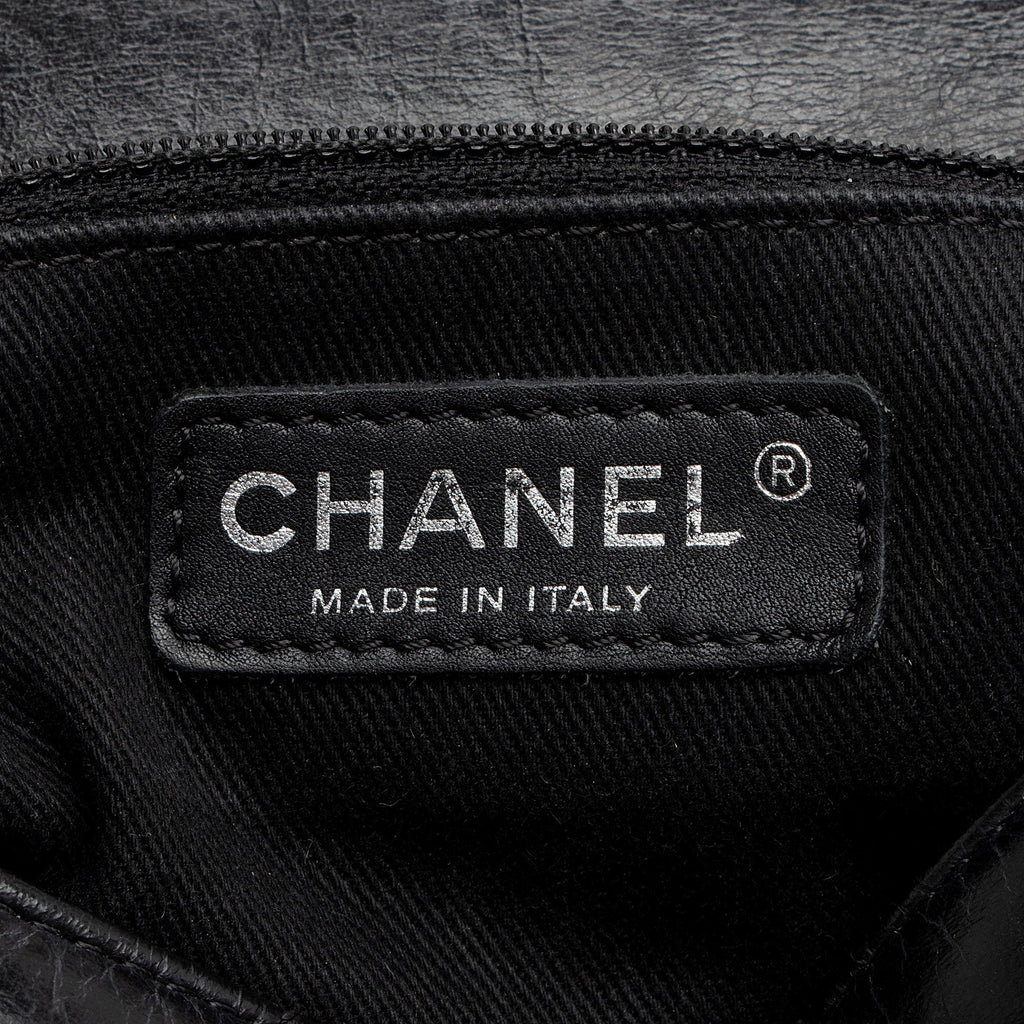 Chanel Glazed Calfskin CC Delivery Small Shopping Tote (SHF-AR0t7R)