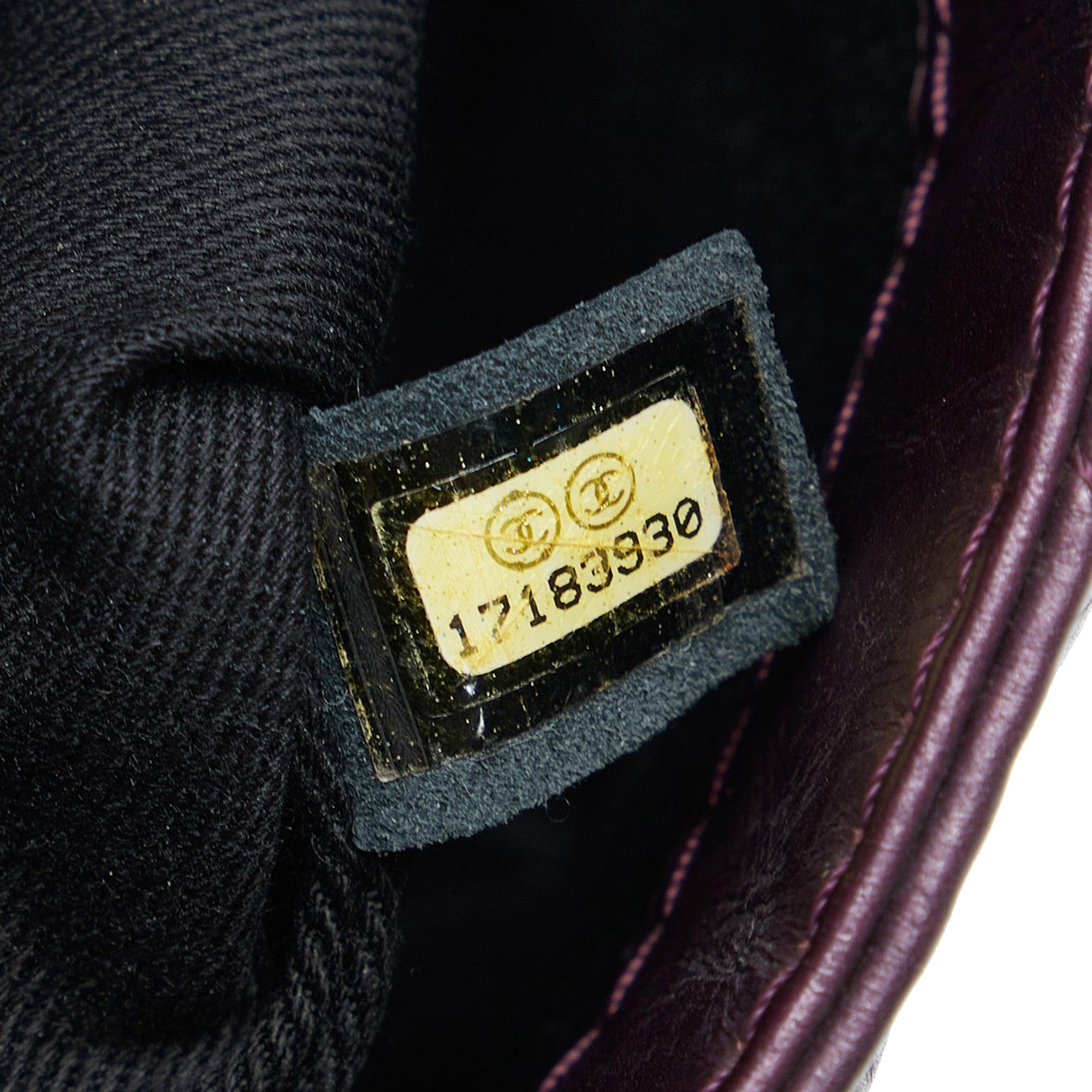 Chanel Glazed Matelasse Portobello Flap Bag (SHG-mJ667g)