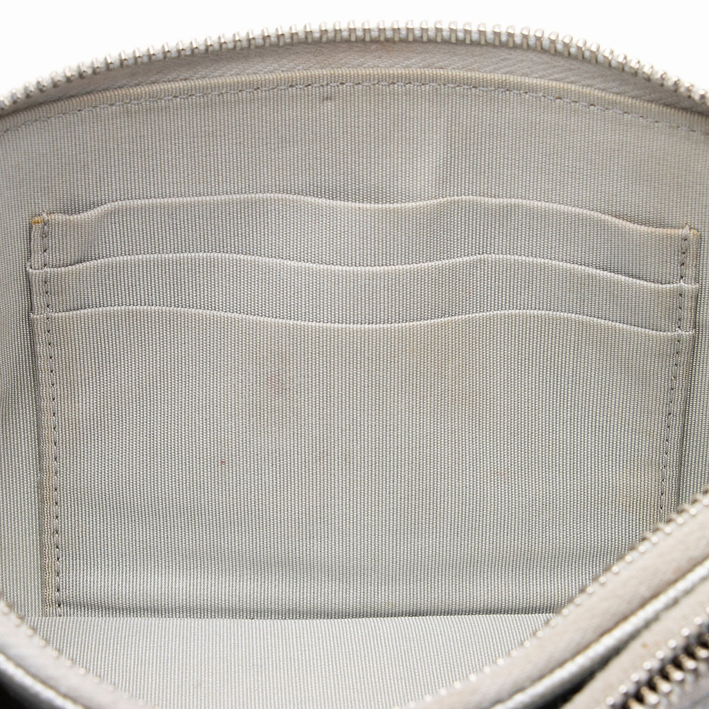 Chanel Iridescent Caviar Leather Vintage Mademoiselle Clutch with Chain (SHF-fdlQlw)