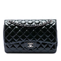 Chanel Jumbo Classic Patent Double Flap