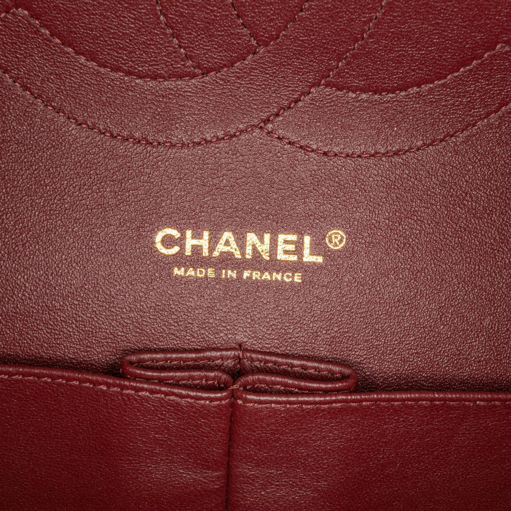 Chanel Jumbo Classic Tricolor Lambskin Double Flap (SHG-2yyCBu)