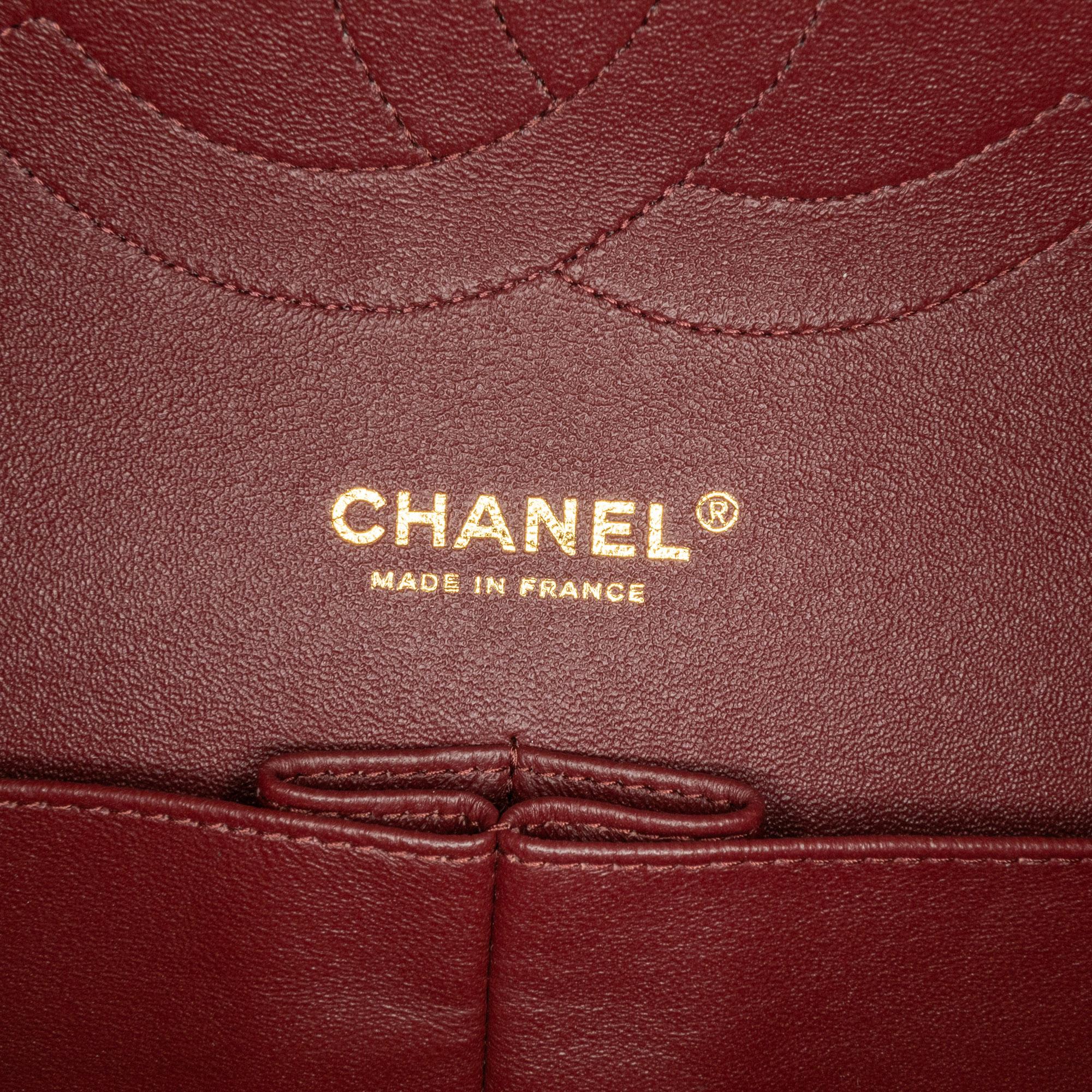 Chanel Jumbo Classic Tricolor Lambskin Double Flap (SHG-2yyCBu)