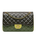 Chanel Jumbo Classic Tricolor Lambskin Double Flap (SHG-9rVF1I)