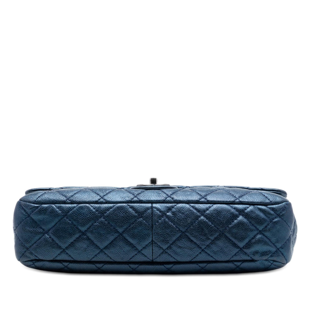 Chanel Jumbo Quilted Iridescent Caviar Easy Flap
