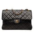 Chanel Jumbo Quilted Lambskin Double Sided Flap