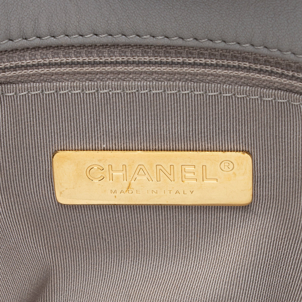 Chanel Lambskin 19 Maxi Flap Shoulder Bag