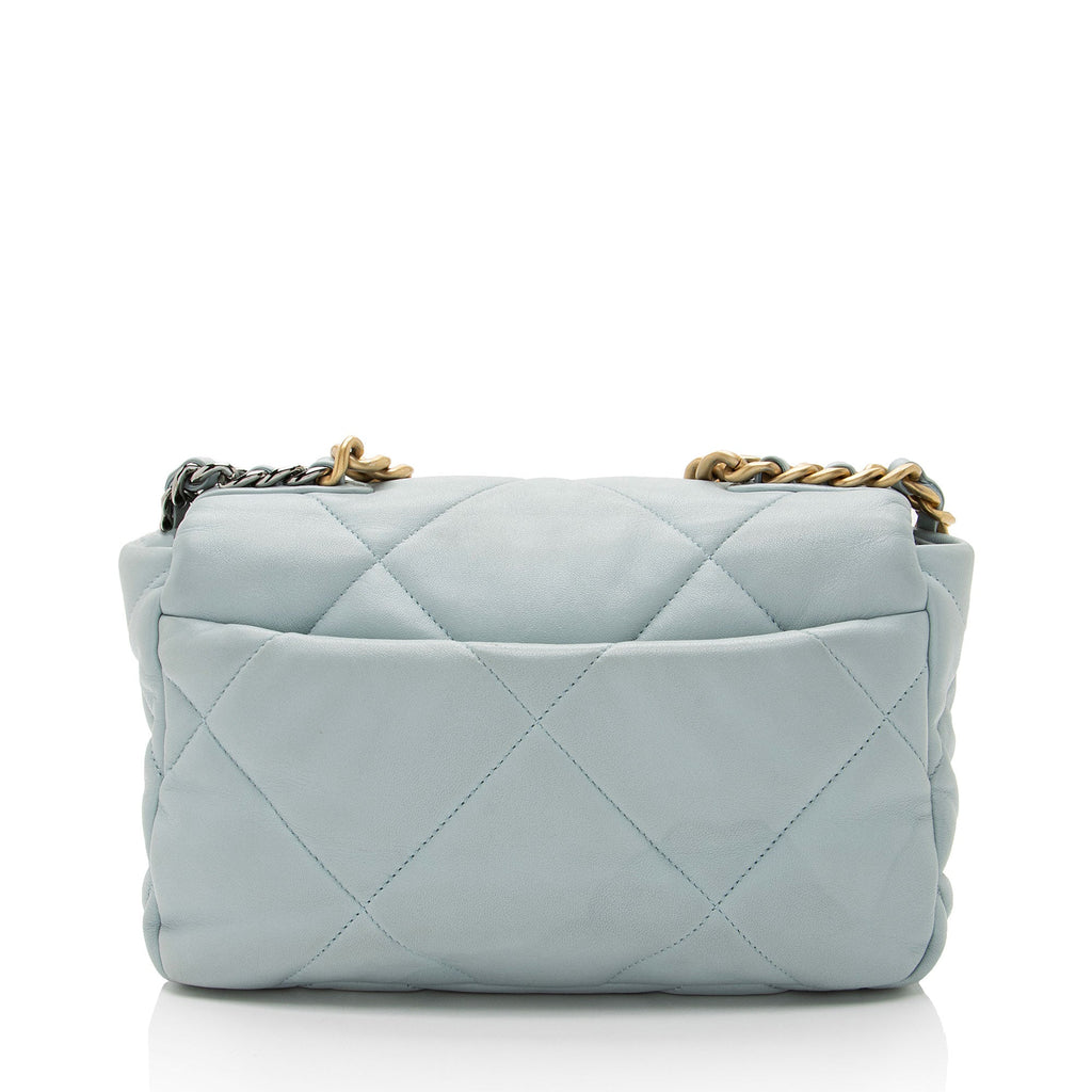 Chanel Lambskin 19 Medium Flap Shoulder Bag