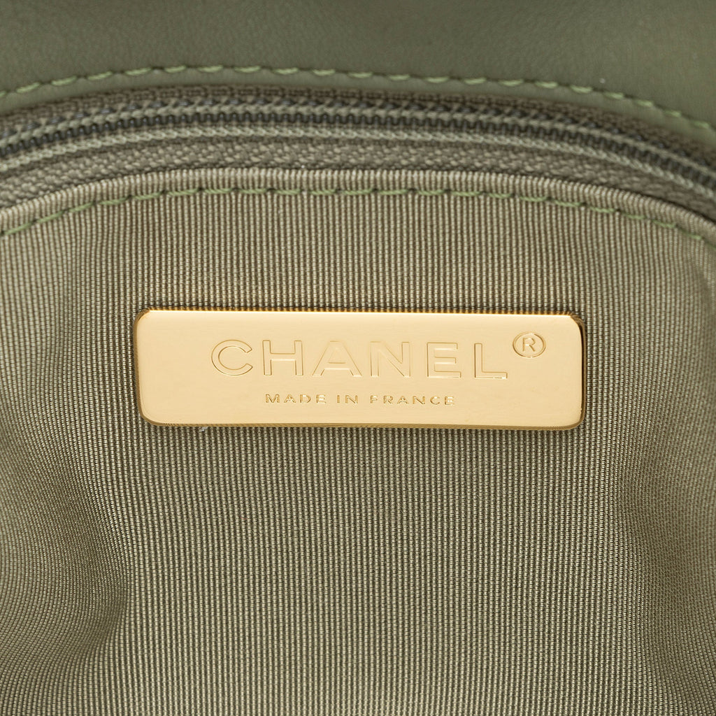Chanel Lambskin 19 Medium Flap Shoulder Bag