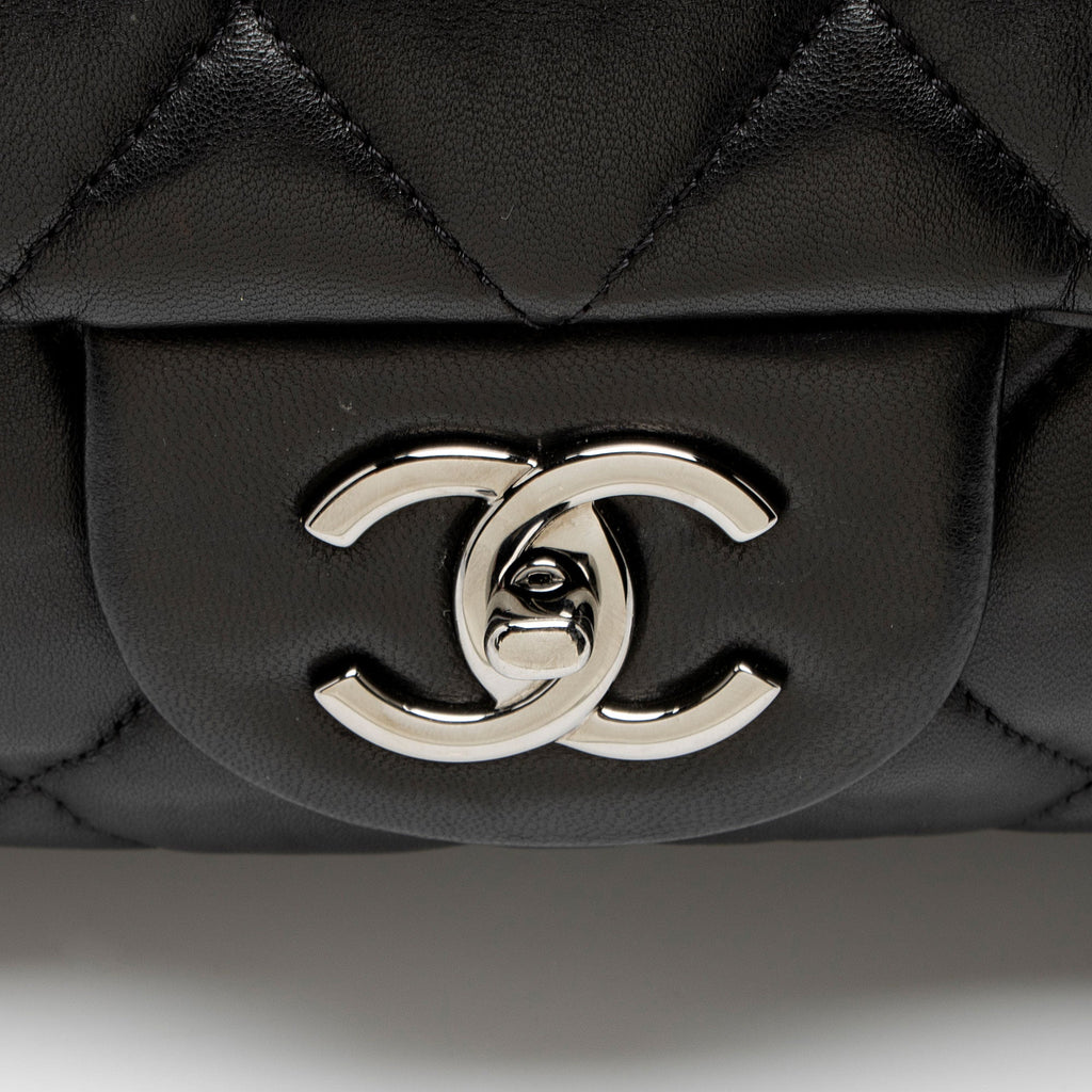 Chanel Lambskin 3 Accordion Maxi Flap Bag
