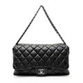 Chanel Lambskin 3 Accordion Maxi Flap Bag